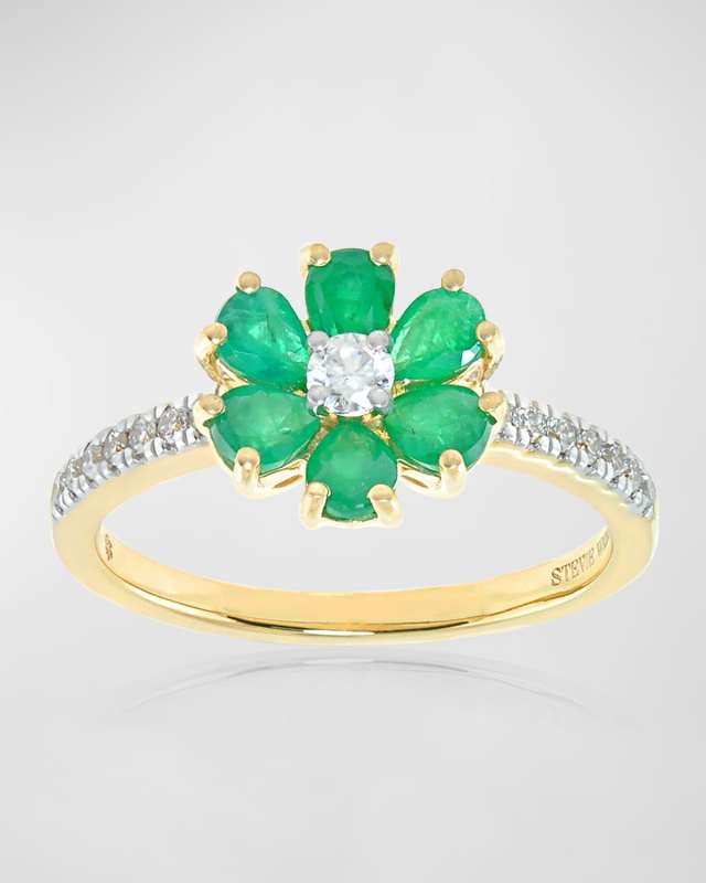 Pear Petal 14K Ring